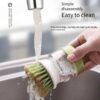 Automatic Liquid Dispensing Dish Brush
