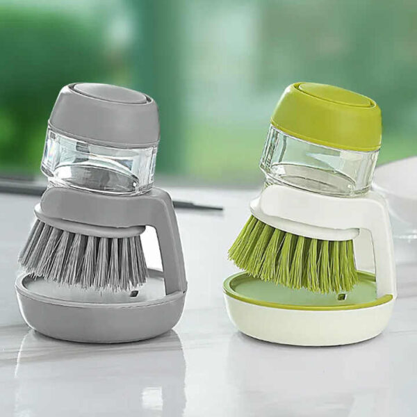 Automatic Liquid Dispensing Dish Brush